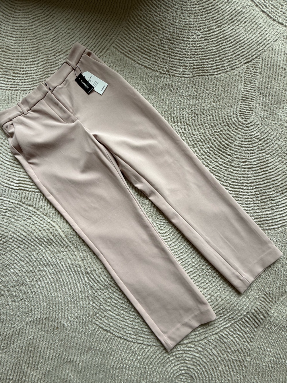 Express Straight Ankle High Rise Dress Pants in Light Pink - Size: Small NWT - Picture 4 of 14